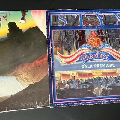 LOT 85: Rush, Yes, Styx, Boston & Journey - Vintage Vinyl Records
