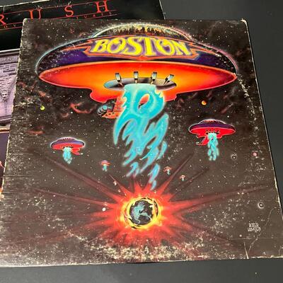LOT 85: Rush, Yes, Styx, Boston & Journey - Vintage Vinyl Records