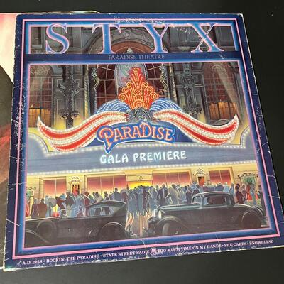LOT 85: Rush, Yes, Styx, Boston & Journey - Vintage Vinyl Records