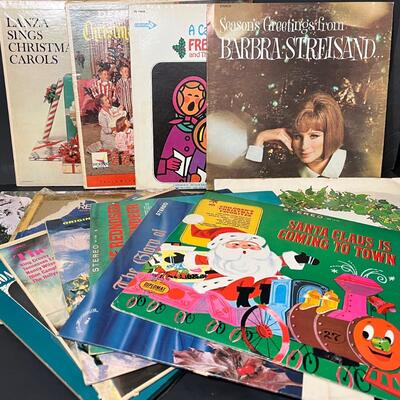 LOT 86: Collection of Christmas Vinyl Records