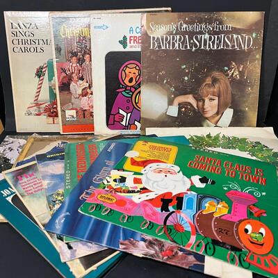 LOT 86: Collection of Christmas Vinyl Records