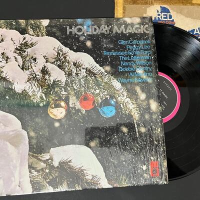 LOT 86: Collection of Christmas Vinyl Records