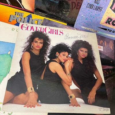 LOT 88: Lot of 1980s Pop and Rock on Vinyl - Madonna, Genesis, The Police & More
