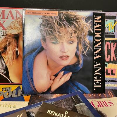 LOT 88: Lot of 1980s Pop and Rock on Vinyl - Madonna, Genesis, The Police & More