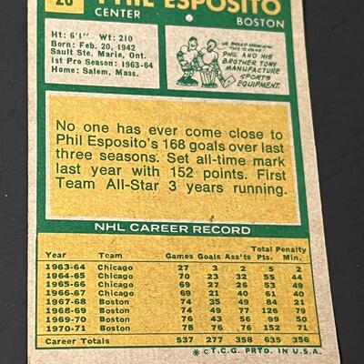 LOT 93: 1971-72 Topps Hockey Cards  NHL