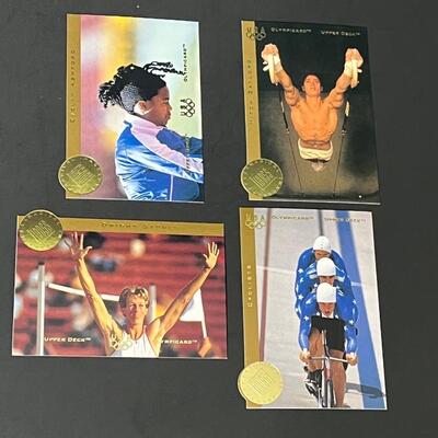 LOT 98: Olympic Trading Cards and Collectibles - Bruce Jenner, Mia Hamm & More