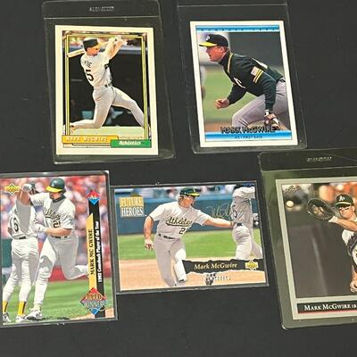 LOT 99: Mark McGwire 70 Home Runs Figure + Baseball Cards