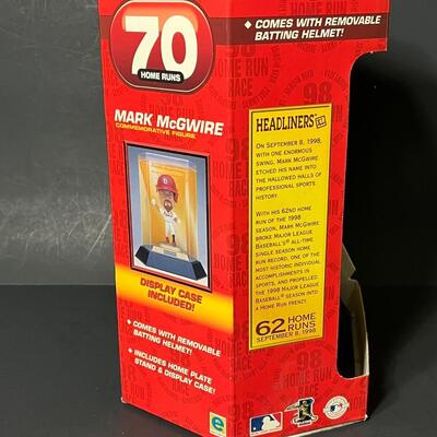 LOT 99: Mark McGwire 70 Home Runs Figure + Baseball Cards