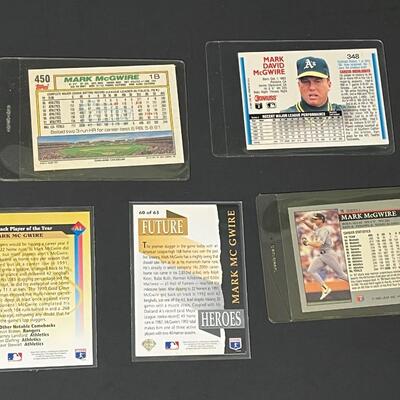 LOT 99: Mark McGwire 70 Home Runs Figure + Baseball Cards