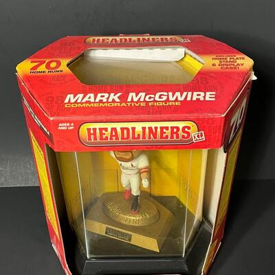 LOT 99: Mark McGwire 70 Home Runs Figure + Baseball Cards