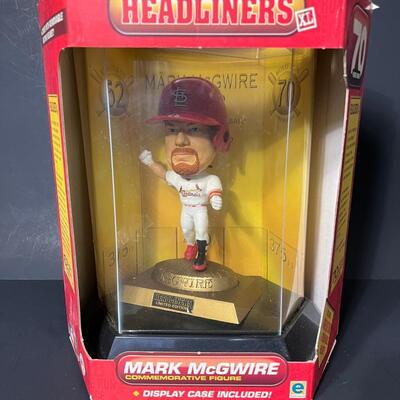LOT 99: Mark McGwire 70 Home Runs Figure + Baseball Cards
