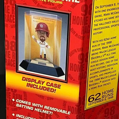 LOT 99: Mark McGwire 70 Home Runs Figure + Baseball Cards