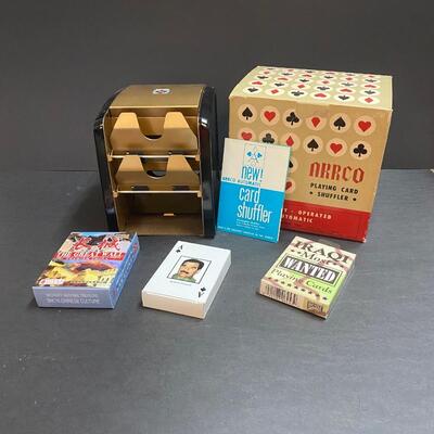 LOT 101: Arrco Playing Card Shuffler and more
