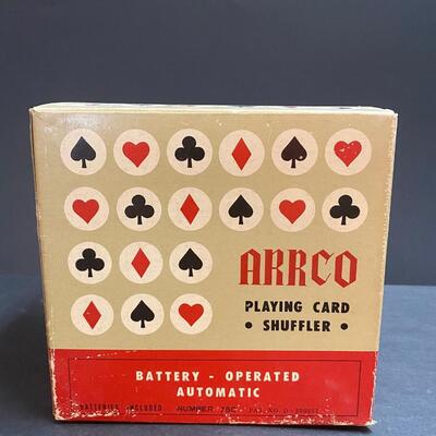 LOT 101: Arrco Playing Card Shuffler and more