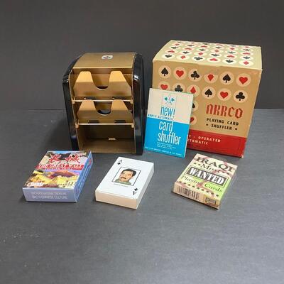 LOT 101: Arrco Playing Card Shuffler and more