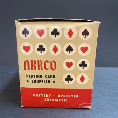 LOT 101: Arrco Playing Card Shuffler and more