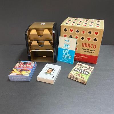 LOT 101: Arrco Playing Card Shuffler and more
