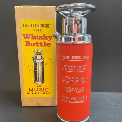LOT 103: Vintage Whiskey Bottle and Lunchbox
