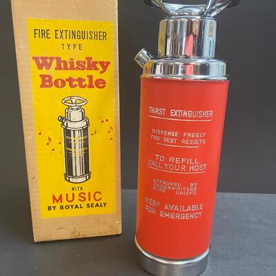 LOT 103: Vintage Whiskey Bottle and Lunchbox