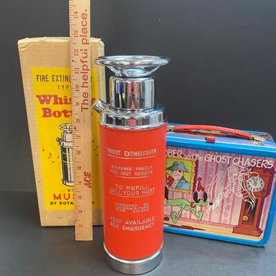 LOT 103: Vintage Whiskey Bottle and Lunchbox