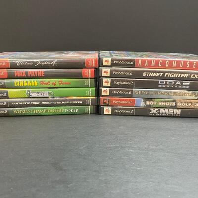 LOT 105: PlayStation 2 and games.