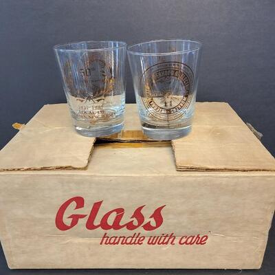 LOT 124 Vintage Camden NJ International Brotherhood of Electrical Workers Glasses