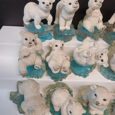 LOT 125; Vintage Polar Playmate Collection of Figurines by Michael Adams