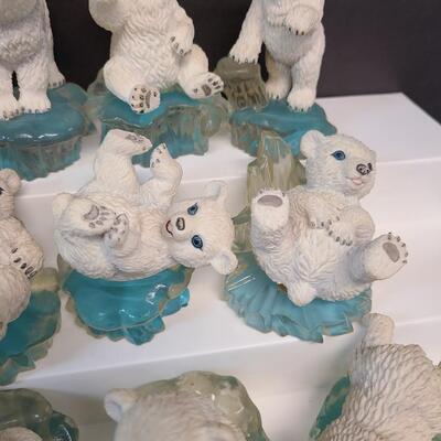 LOT 125; Vintage Polar Playmate Collection of Figurines by Michael Adams