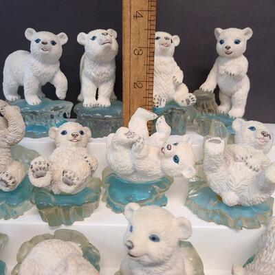 LOT 125; Vintage Polar Playmate Collection of Figurines by Michael Adams