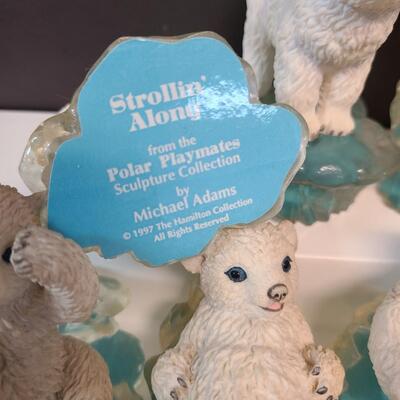 LOT 125; Vintage Polar Playmate Collection of Figurines by Michael Adams