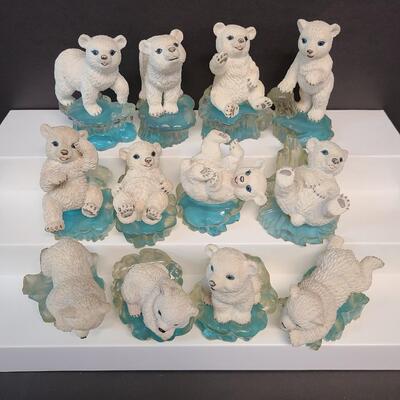 LOT 125; Vintage Polar Playmate Collection of Figurines by Michael Adams