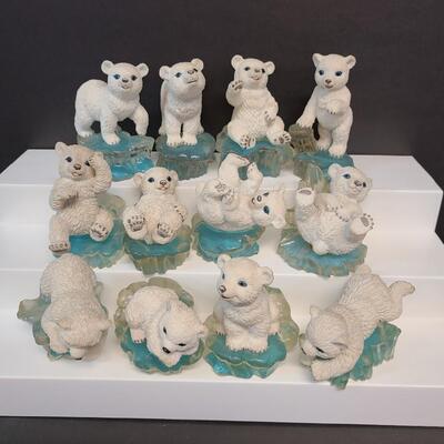 LOT 125; Vintage Polar Playmate Collection of Figurines by Michael Adams