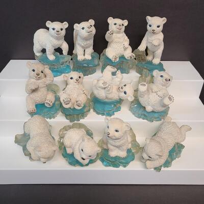 LOT 125; Vintage Polar Playmate Collection of Figurines by Michael Adams