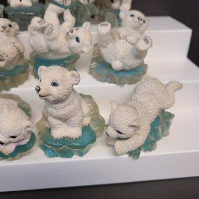 LOT 125; Vintage Polar Playmate Collection of Figurines by Michael Adams