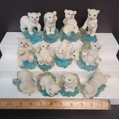 LOT 125; Vintage Polar Playmate Collection of Figurines by Michael Adams