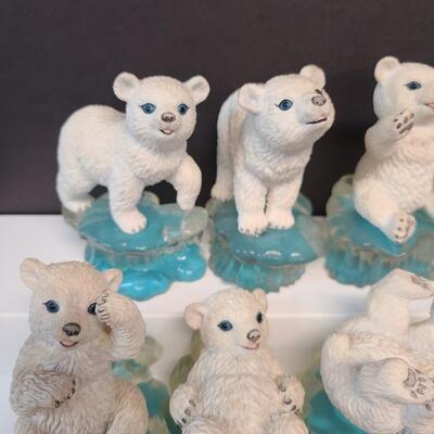 LOT 125; Vintage Polar Playmate Collection of Figurines by Michael Adams