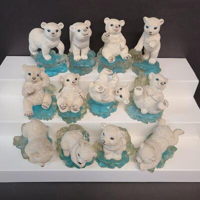 LOT 125; Vintage Polar Playmate Collection of Figurines by Michael Adams