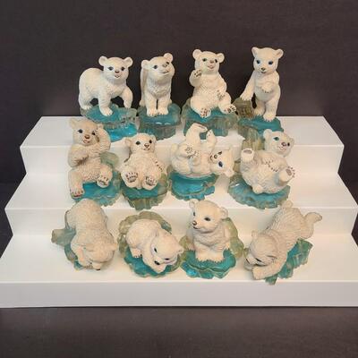 LOT 125; Vintage Polar Playmate Collection of Figurines by Michael Adams