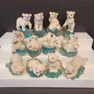 LOT 125; Vintage Polar Playmate Collection of Figurines by Michael Adams