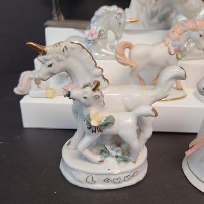 LOT 126: Collection of Unicorn Figurines