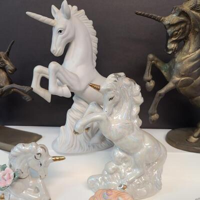 LOT 126: Collection of Unicorn Figurines
