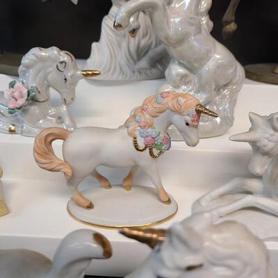 LOT 126: Collection of Unicorn Figurines
