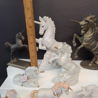 LOT 126: Collection of Unicorn Figurines