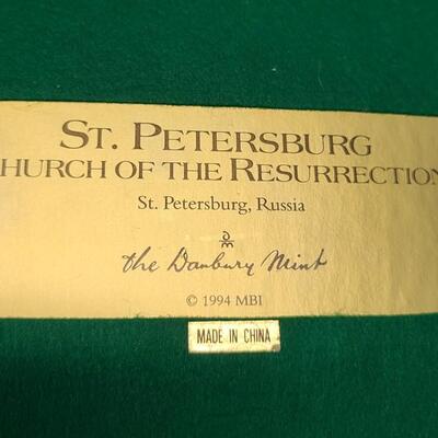 LOT 127: Danbury Mint Collectible Catherdral's