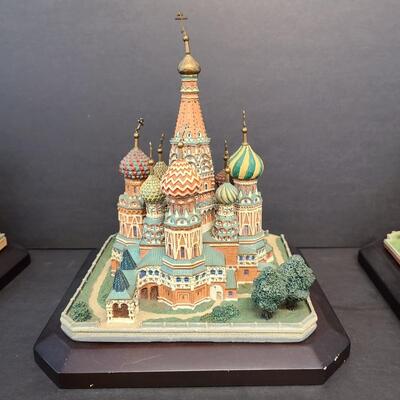 LOT 127: Danbury Mint Collectible Catherdral's