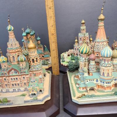 LOT 127: Danbury Mint Collectible Catherdral's