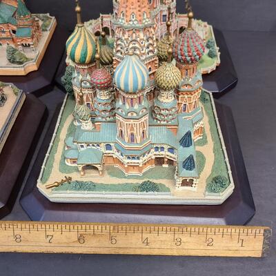 LOT 127: Danbury Mint Collectible Catherdral's