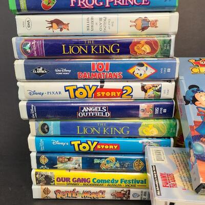 LOT 131: VHS Tapes Disney and More