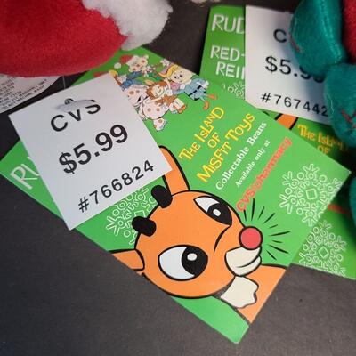 LOT:: Island of Misfits Toys plush lot