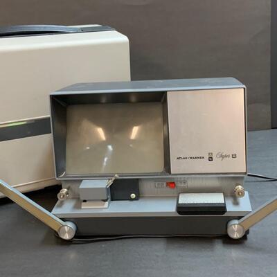 LOT:143: Bell& Howell 33m Movie Projector and Super8 Movie Film Editor